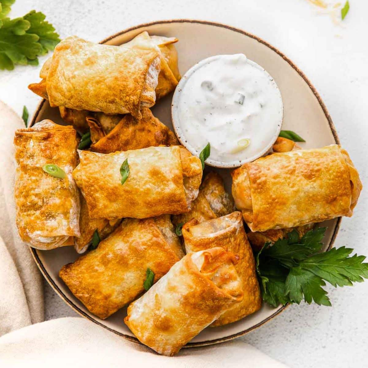 Air Fryer Southwest Egg Rolls