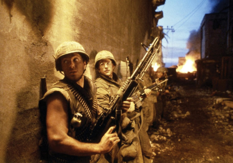 <p>It's a known fact that <em>Full Metal Jacket</em> was filmed in England, but many don't realize that Stanley Kubrick was able to recreate the city of Huế by filming at an abandoned gasworks plant. The site wasn't necessarily the safest, as the soil was contaminated with carcinogens and asbestos.</p> <p><strong>More from us:</strong> <a href="https://www.warhistoryonline.com/featured/saving-private-ryan-facts.html" rel="noopener">'Saving Private Ryan' Facts Ever Movie Fan Should Know</a></p> <p>Modine <a href="https://www.slashfilm.com/1102929/full-metal-jackets-vietnam-set-was-literally-toxic-according-to-matthew-modine/" rel="noopener">later spoke about</a> what it took to film those scenes, saying:</p> <p>"When you went home from work and took a bath, the tub would literally turn a kind of cobalt blue with all this dirt and chemicals that came off of your body. It was a sickening place, and after we finished up at Beckton, we all needed an opportunity to relax and cleanse that c**p out of our bodies."</p>