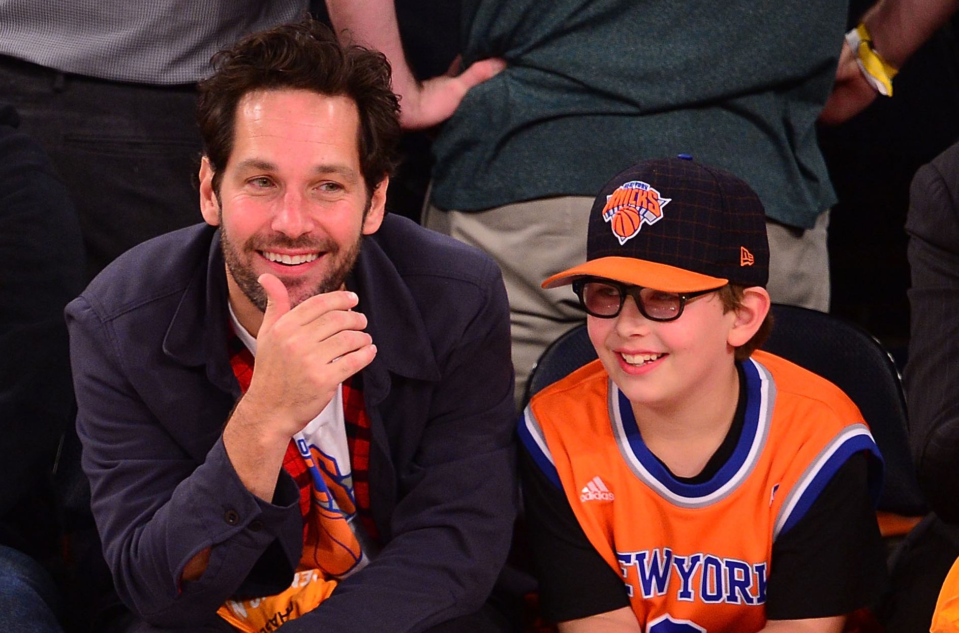 <p><span>"Ant-Man" star Paul Rudd and son Jack, who was about 9 at the time, sat courtside to watch the Milwaukee Bucks vs. the New York Knicks NBA game at Madison Square Garden in New York City in October 2013. Keep reading to see Jack at 16...</span> </p><p>MORE: <a href="https://www.wonderwall.com/celebrity/hollywood-stars-teens-and-tweens-kids-children-all-grown-up-529788.gallery">See celebs' teens and tweens as little kids vs. now</a></p>