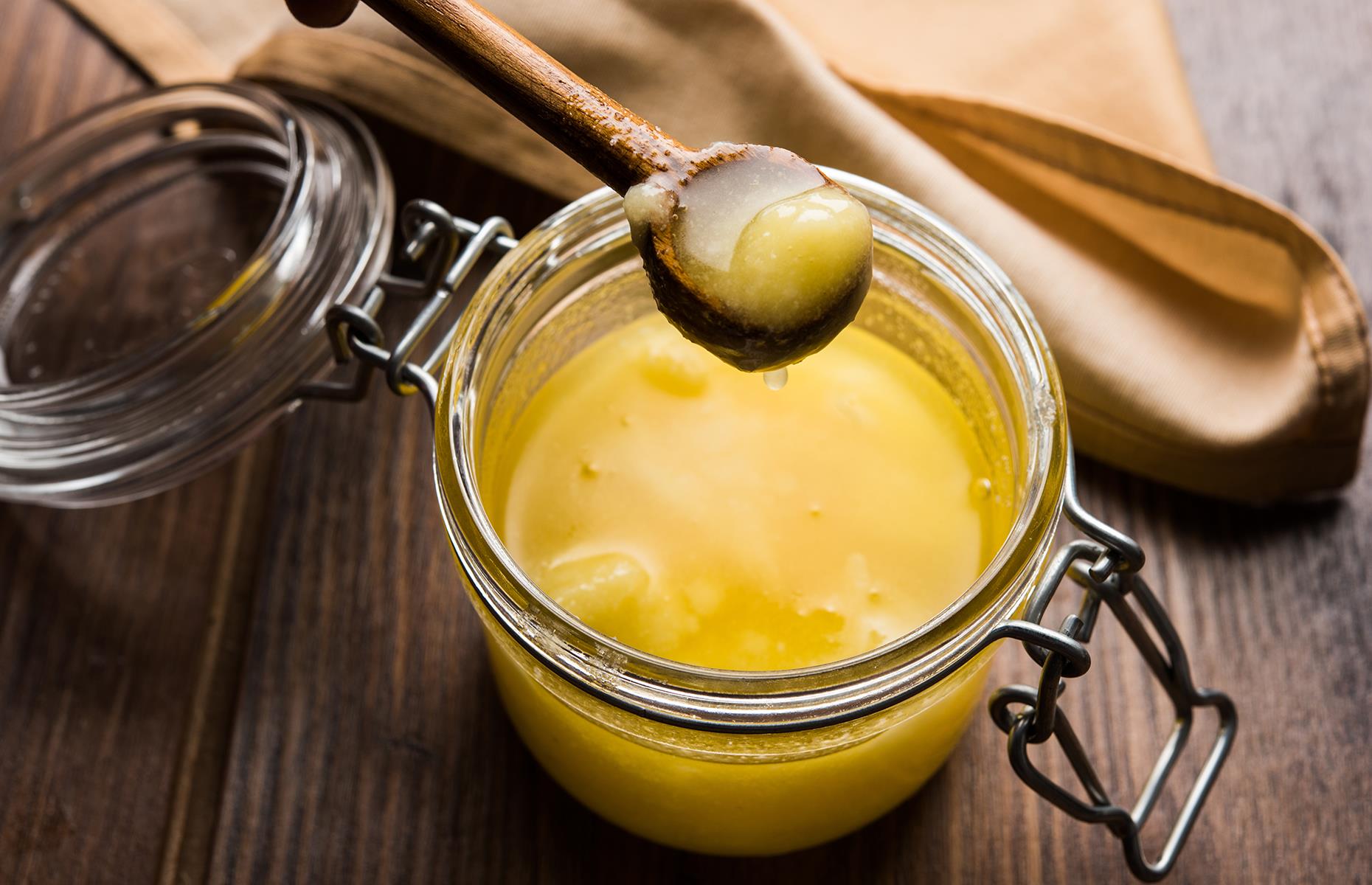 <p>A mainstay in modern Indian cooking, ghee is a thick, clarified butter known for its deliciously nutty flavour. In recent years, it's also become favoured by followers of the typically grain-free, paleo diet, who wax lyrical about its role as a nutritious fat source. But its roots <a href="https://www.washingtonpost.com/news/voraciously/wp/2019/02/06/ghee-has-been-an-indian-staple-for-millennia-now-the-rest-of-the-world-is-catching-on/">go much deeper</a>. It originated in ancient India, with millennia-old Sanskrit texts hailing it as fit for the divine. It's also bound up with the Hindu religion, which says that deity Prajapati conjured the foodstuff himself.</p>