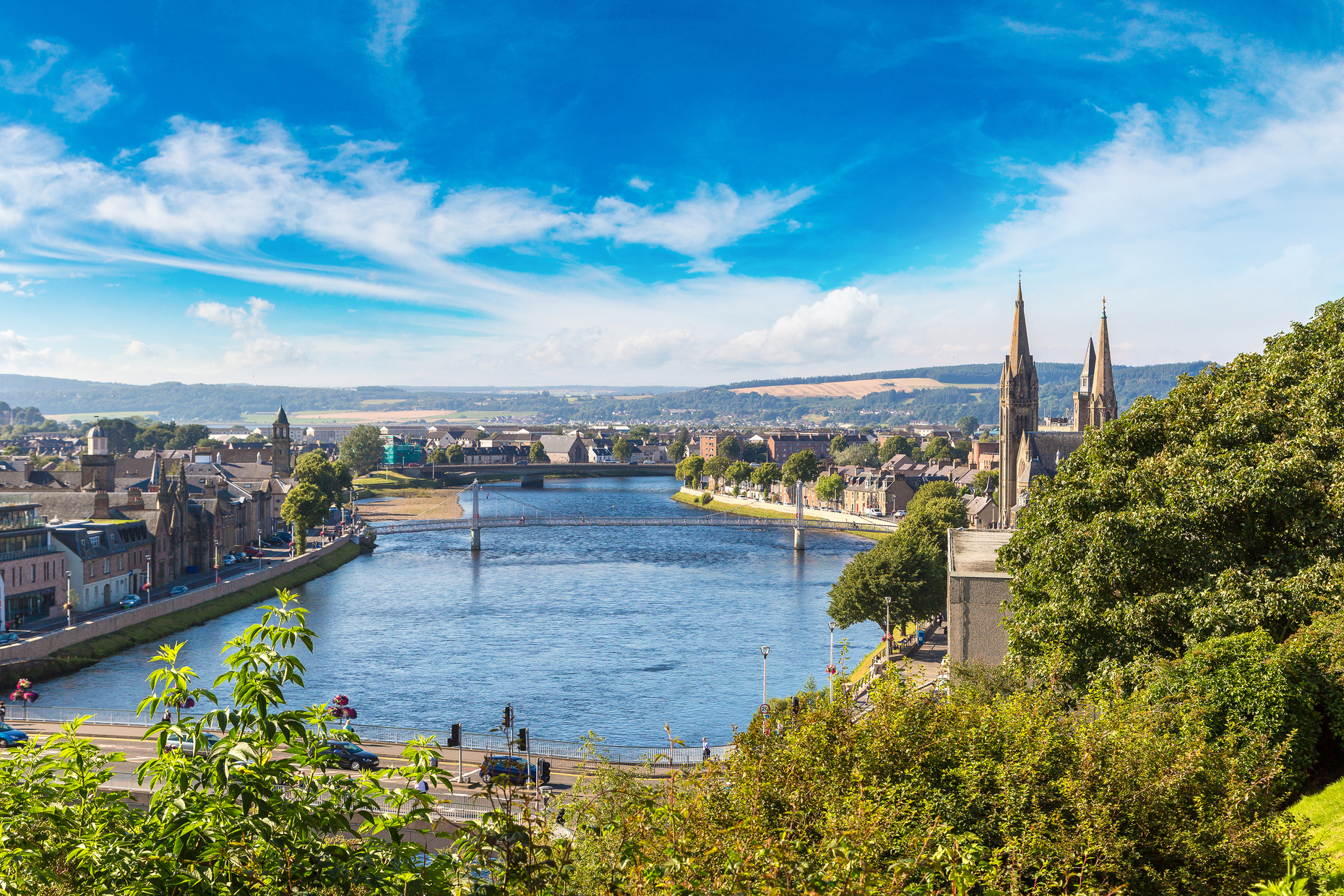 Fans of the series <em>Outlander </em>are likely to put <a href="https://www.visitscotland.com/places-to-go/inverness/things-to-do" rel="noreferrer noopener">Inverness</a> on their Scottish itineraries. Indeed, the city has inspired many travellers. The Culloden Battlefield, the site of the last hand-to-hand combat in the United Kingdom, is just a quick drive away. Sitting on the banks of the River Ness, Inverness also features tours of a castle and its botanical garden. It’s also an excellent entry point for exploring the Highlands or venturing onto Loch Ness.