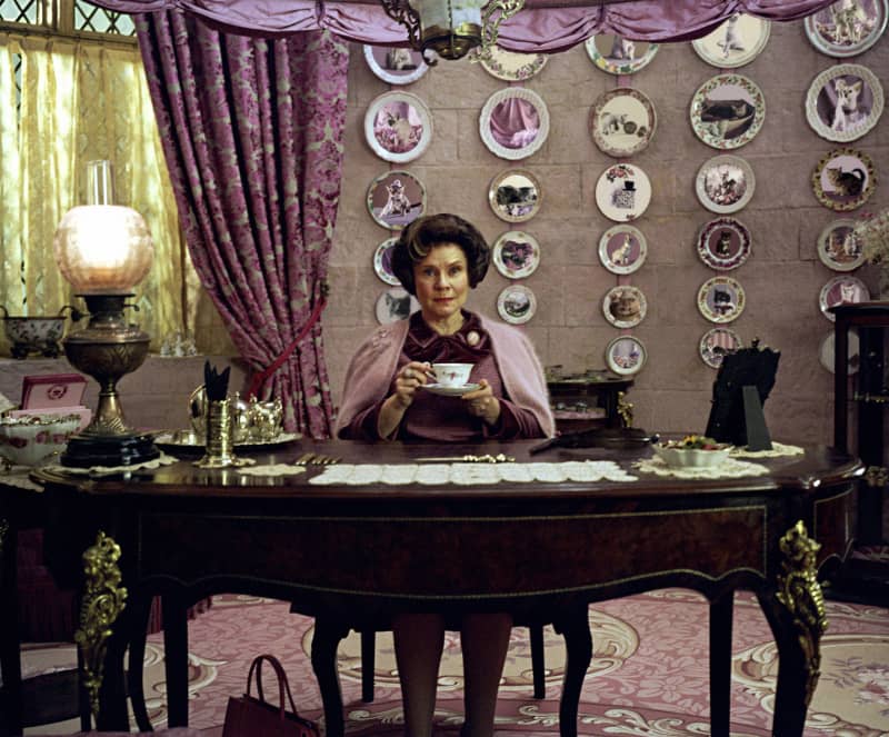 <p>The constantly pink-clad and kitty-loving "Dolores Umbridge" of the Harry Potter series was somehow more hateable than "You Know Who" himself. The "Defense Against the Dark Arts" teacher and Headmistress struck fear and anguish into the hearts of her students with her vicious and cruel punishments and unjust rules. See if anyone else on this list makes you hate them more...</p>