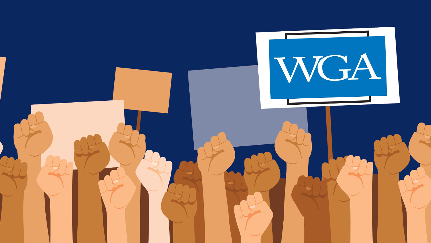 Writers Strike Other Guilds Pledge Support For WGA Amid Work Stoppage