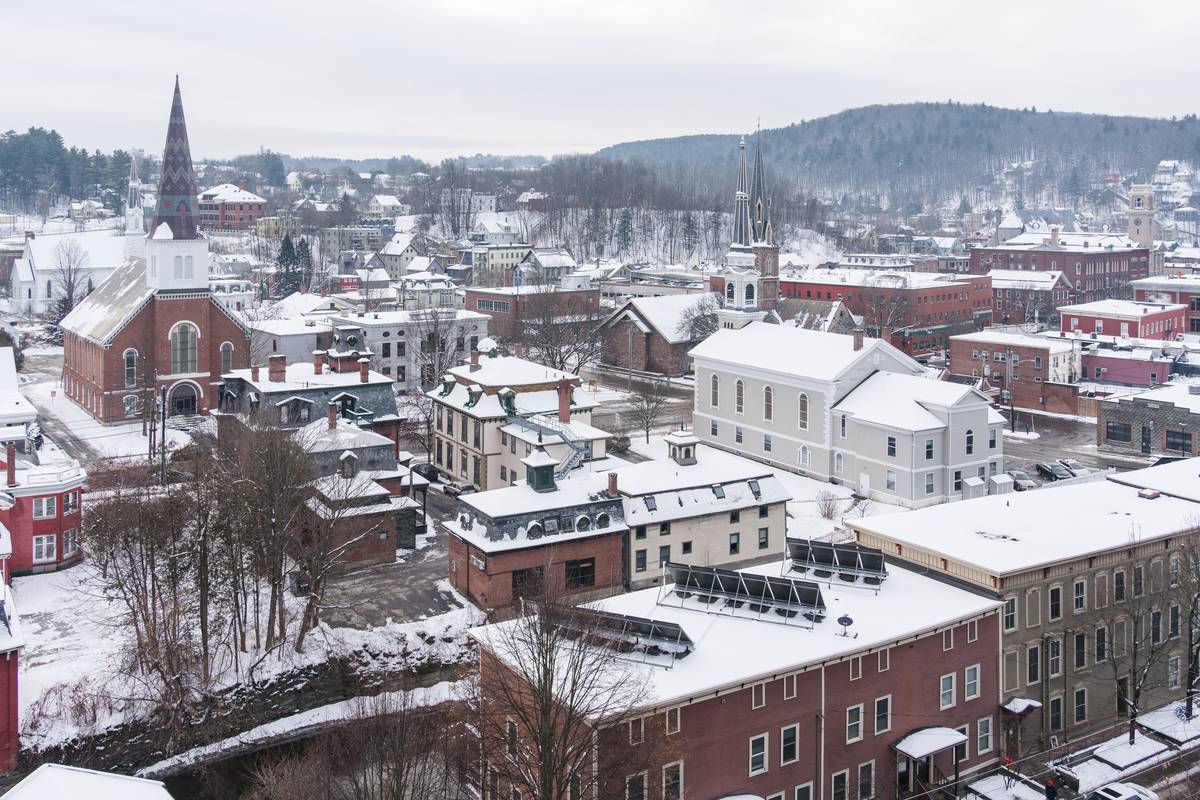 <p>Montpelier, Vermont is named after Montpelier, France. The town was founded in 1781 and drew much of its inspiration from the French version of the town.</p> <p>Today, the historic district is famously home to early architecture, local theatre, live music, and the Savoy arts cinema. <i><a href="https://www.vermontvacation.com/explore-vermont/historic-downtowns/montpelier" rel="noopener noreferrer">Vermont Vacation </a></i>describes the town as "the largest urban historic district in Vermont."</p>