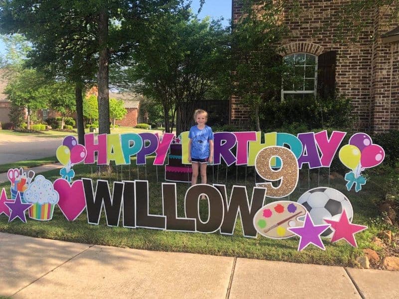 10 of the best Happy Birthday Yard Signs Companies around Plano