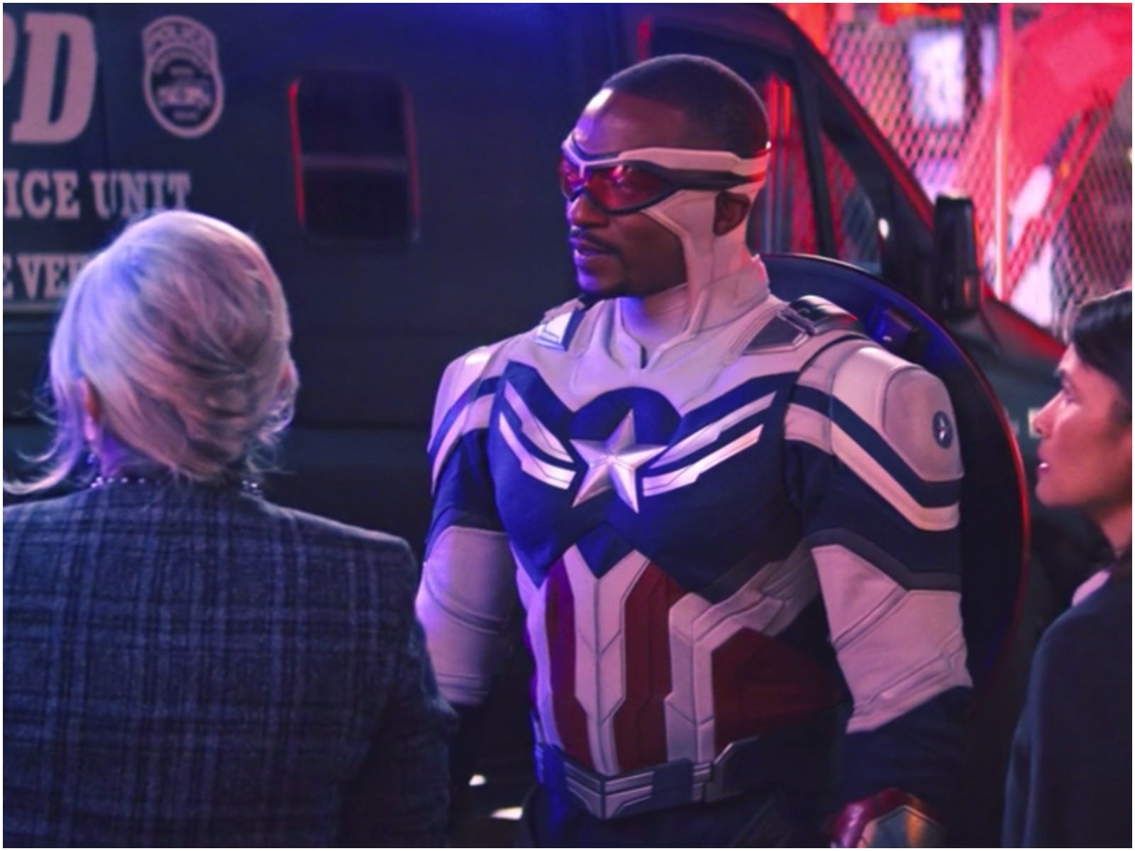 <p>Sam Wilson (Anthony Mackie) is the new Captain America in the fourth film in the franchise.</p><p>At the 2022 D23 Expo, Marvel Studios President Kevin Feige announced that Shira Haas would play superheroine Sabra while Tim Blake Nelson will reprise his role from 2008's "The Incredible Hulk" as The Leader, a Hulk villain.</p><p>Danny Ramirez and Carl Lumbly will also reprise their roles from "The Falcon and the Winter Soldier." Director Julius Onah ("The Cloverfield Paradox") described the sequel as a thriller.</p>