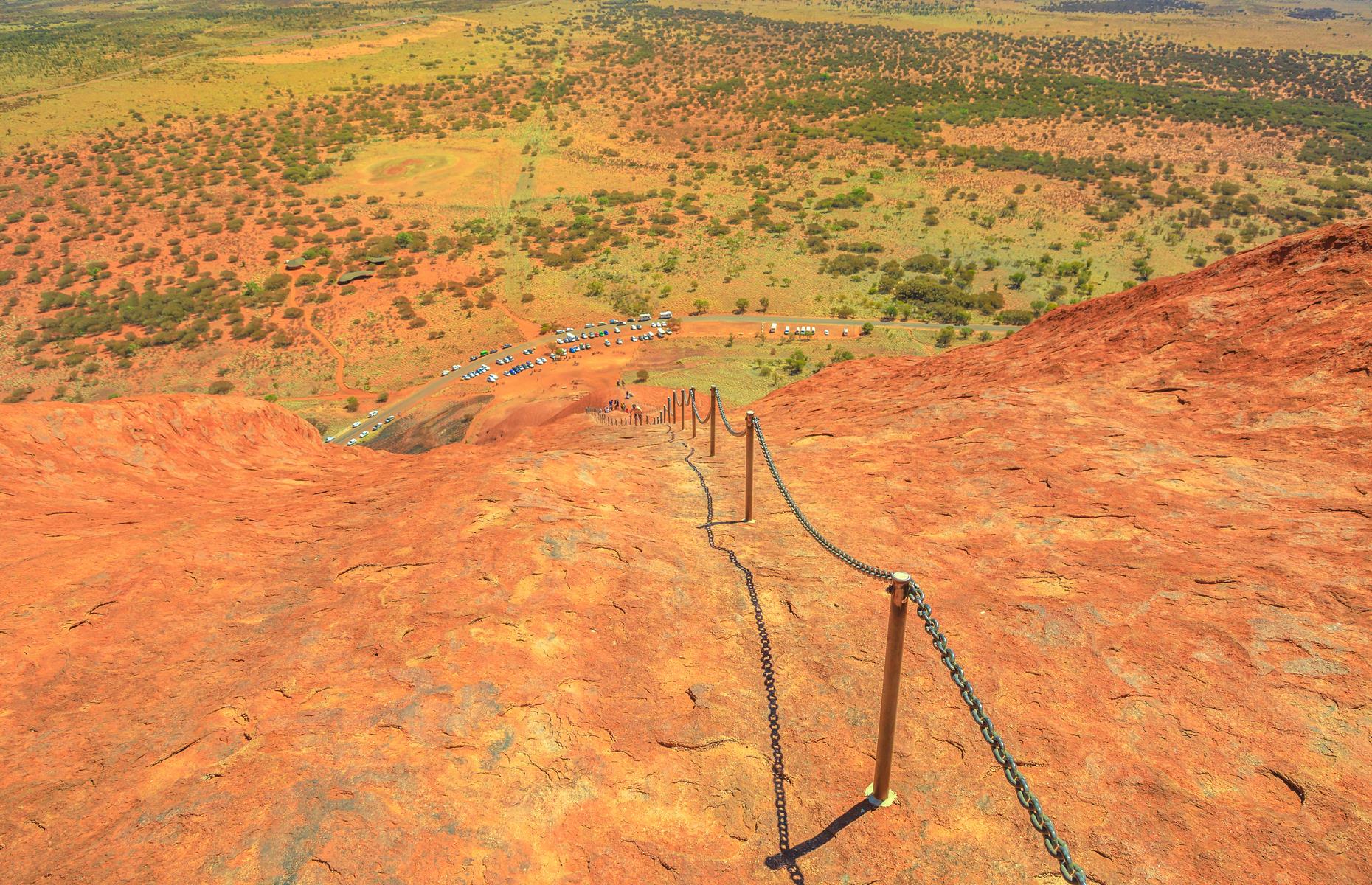 <p>Just before the ban came into effect hundreds of tourists scrambled to scale the sacred monolith for a final time. The climb to the summit of Uluru – which stands 1,142 feet (348m) high – is steep and slippery and has resulted in at least <a href="https://www.cbsnews.com/news/uluru-climb-australia-last-time-today-before-climbing-ban-comes-into-effect-2019-10-25/">37 fatalities</a>. Now visitors to the Red Centre will have to content themselves with a walk around the mighty rock’s remarkable circumference. </p>