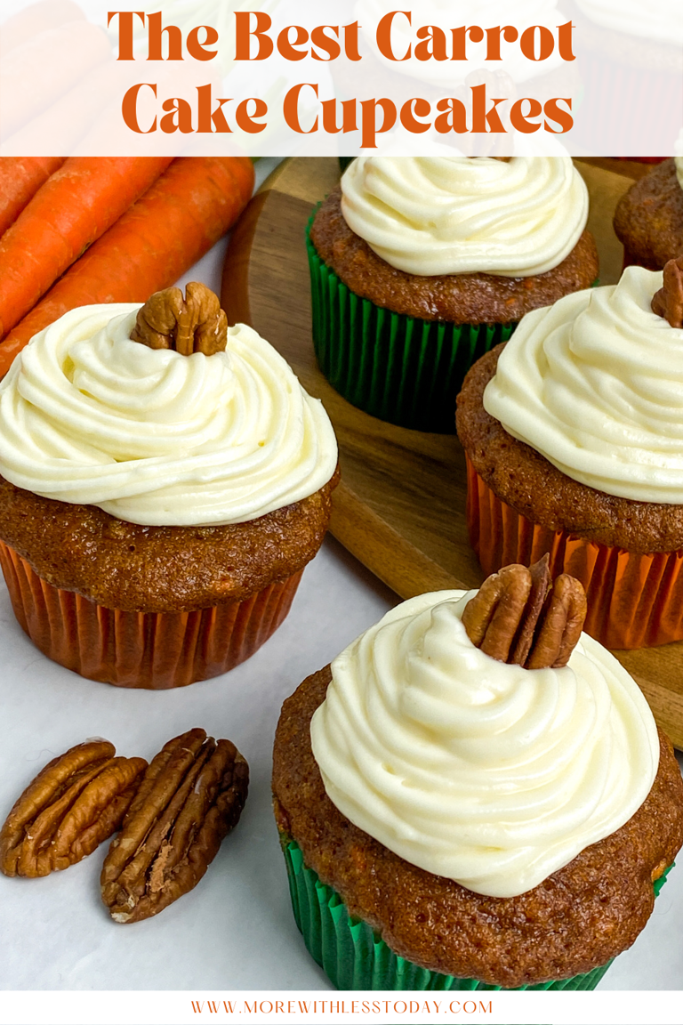 The Best Carrot Cake Cupcakes