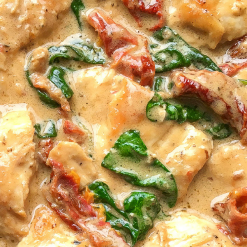 Chicken with Creamy Pecorino Sauce Recipe