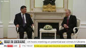 Chinese leader Xi Jinping meets Vladamir Putin in Moscow