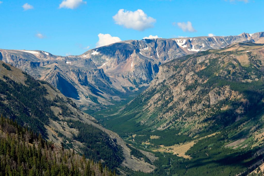 <p>The picturesque Beartooth Highway reaches over 68 miles from Montana into Wyoming, continuing onto the entrance of Yellowstone National Park. This All-American Road zig-zags through a steep mountain range reaching over 10,947 feet. It also features one of the most diverse ecosystems accessible by cars in the United States.</p> <p>Unfortunately, Beartooth Highway is only open for the warmer months of the year, so it's best to plan ahead before it closes. When people get the chance to see it in person, they are in awe of the alpine lakes, glacially carved cirques, vivid pine forests, and vibrant wildflowers.</p>