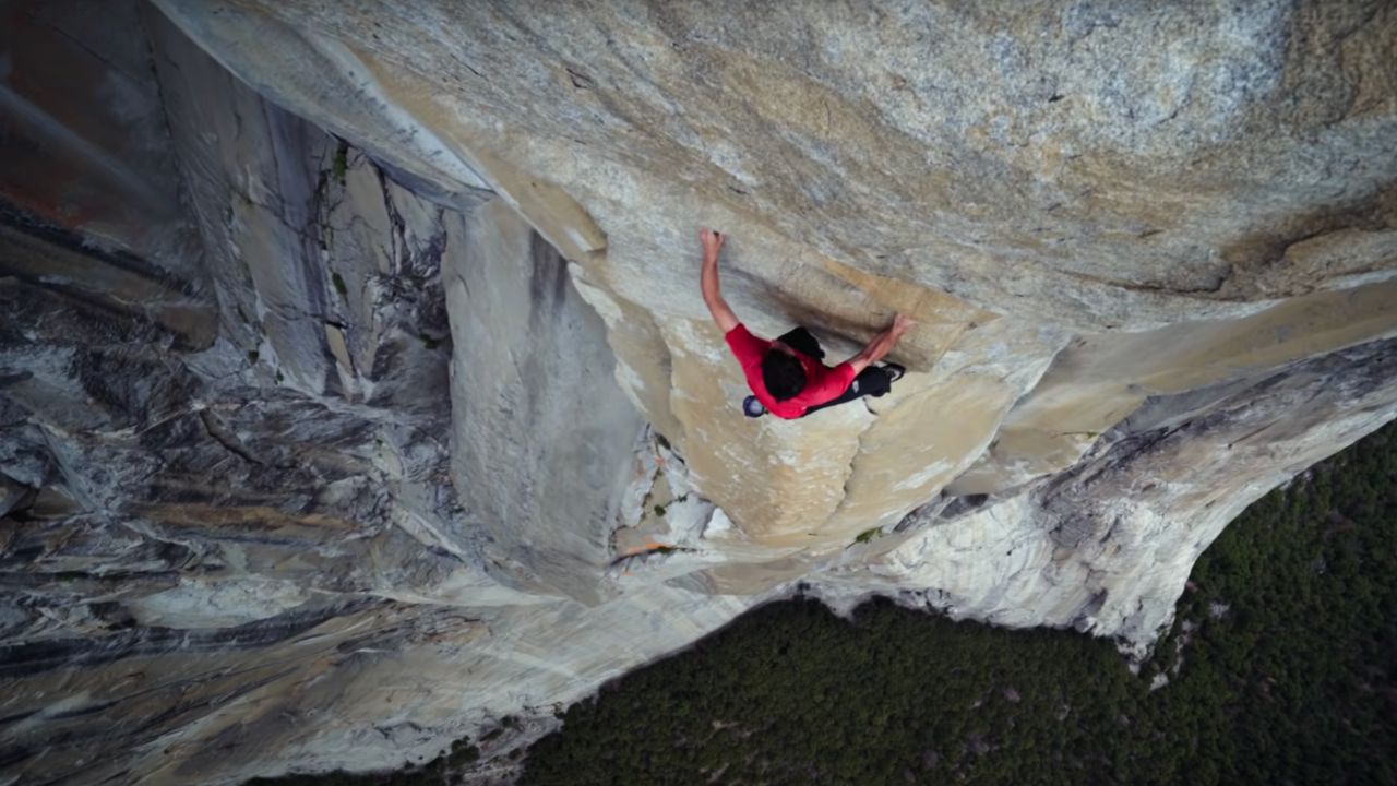 <p>                     <em>Free Solo</em>, which took home an Academy Award for Best Documentary and a staggering seven Primetime Emmy Awards in 2019, follows the death-defying Alex Honnold as he attempts to climb El Capitan in Yosemite National Park without ropes, harnesses, or other safety equipment. This multi-faceted documentary doesn’t just include Honnold’s various attempts at the impossible, as it also focuses on what brought him to that point and everything he has sacrificed for that dream.                   </p>                                      <p>                     Another great aspect of <em>Free Solo</em> is how it focuses on co-director Jimmy Chin’s preparation to shoot the monumental feat, and how he and his crew developed techniques that made the whole thing possible.                   </p>