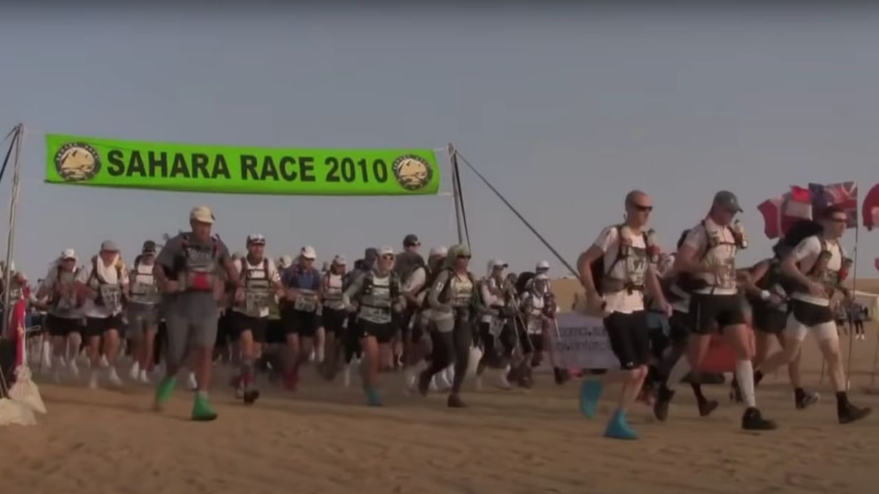 <p>                     The 2013 documentary, <em>Desert Runners,</em> follows a group of non-professional athletes who set out to achieve one seemingly impossible and dangerous goal: complete 4 Deserts, a series of ultramarathons in Chile, Mongolia, Namibia, and Antarctica. Over the course of the 90-minute documentary, the participants test themselves physically, mentally, and spiritually, as they stay true to their goals and themselves, unwilling to throw in the towel.                    </p>