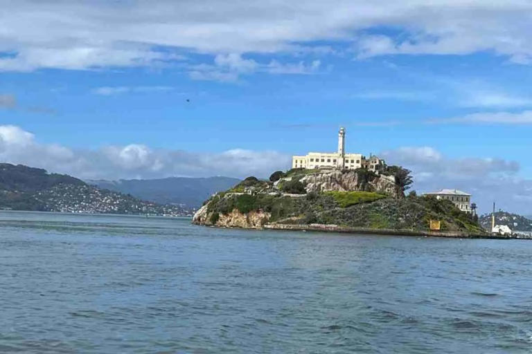 View of Alcatraz Island from the ferry. Photo credit: Miles with McConkey