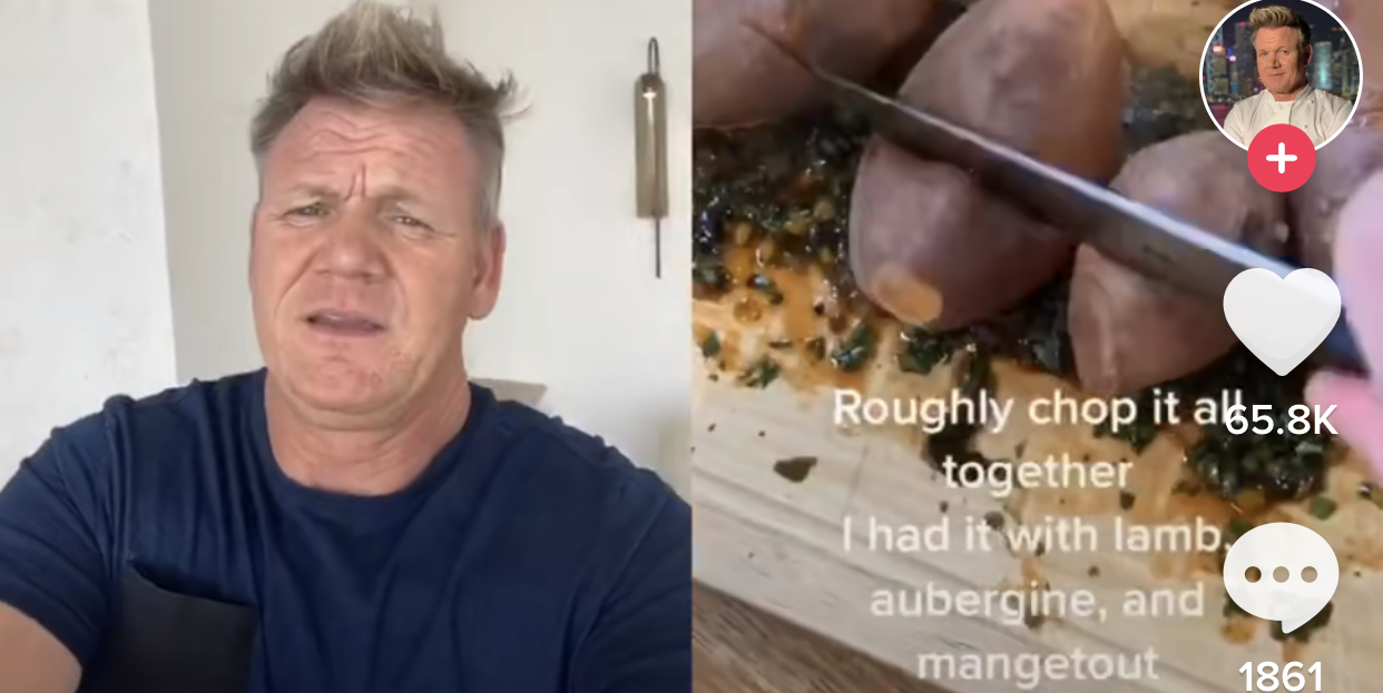 gordon ramsay is critiquing peoples’ meals on tiktok and he's brutal