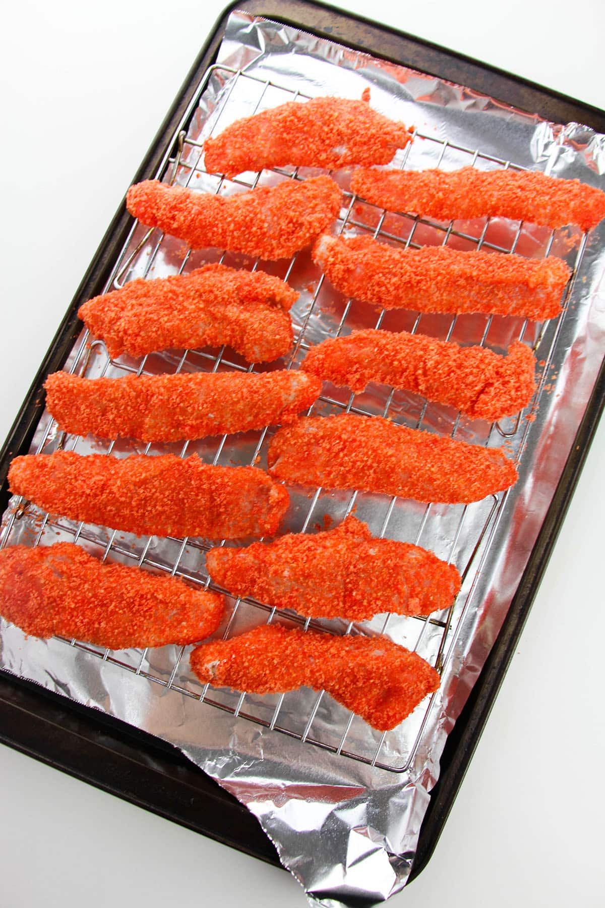 Hot Cheeto Chicken Tenders