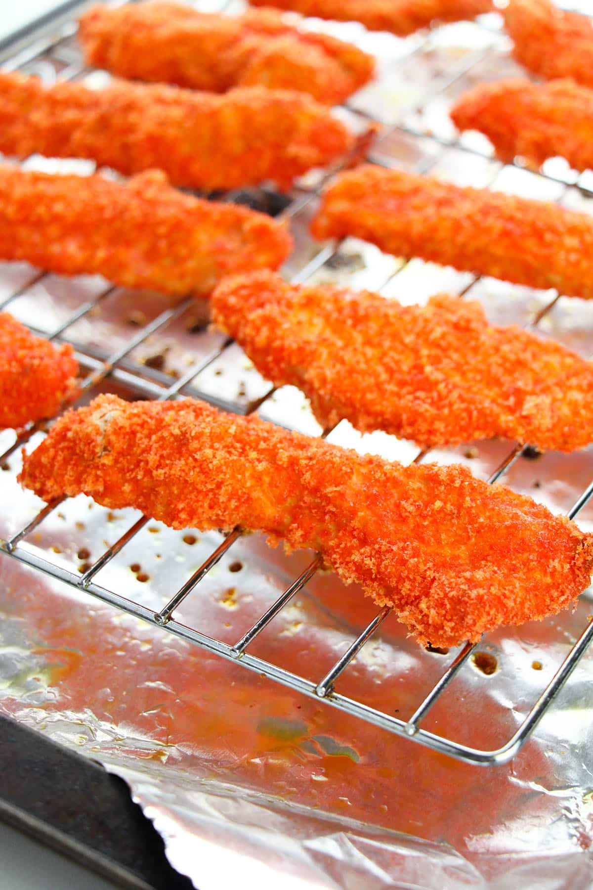 Hot Cheeto Chicken Tenders