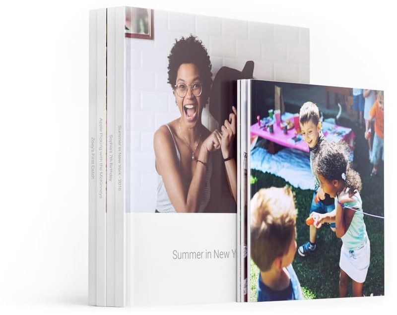 <p><strong>$14.99</strong></p><p><a href="https://www.google.com/photos/printing/photo-books/">Shop Now</a></p><p>If you store your snaps in Google Photos, then Google's very own photo book maker might be the most convenient option for you. Even though there are no fancy designs, the process is seamless. Choose from two options: a 7" x 7" softcover photo book or a 9" x 9" hardcover photo book. You can include between 20 and 140 pages, and you have the option to add a spine title if you hit more than 48 pages for a softcover or any number of pages for a hardcover. </p><p>Another hallmark of Google Photos is that you can make one photo book and <strong>order </strong><strong>multiple copies to give to family members and friends who are also pictured</strong> in the photos. Since they come at an affordable price point, you could give everyone on your gift list a copy, whether you decide to create a collection of candid photos for your closest friends or a tangible memento of a fun family trip. Though there may not be as many designs and styles to choose from, that can make the customization process less daunting. </p>