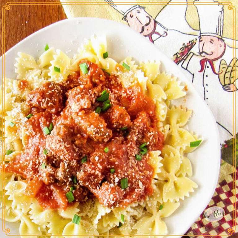 Weeknight Fast Sausage and Mushroom Pasta Sauce