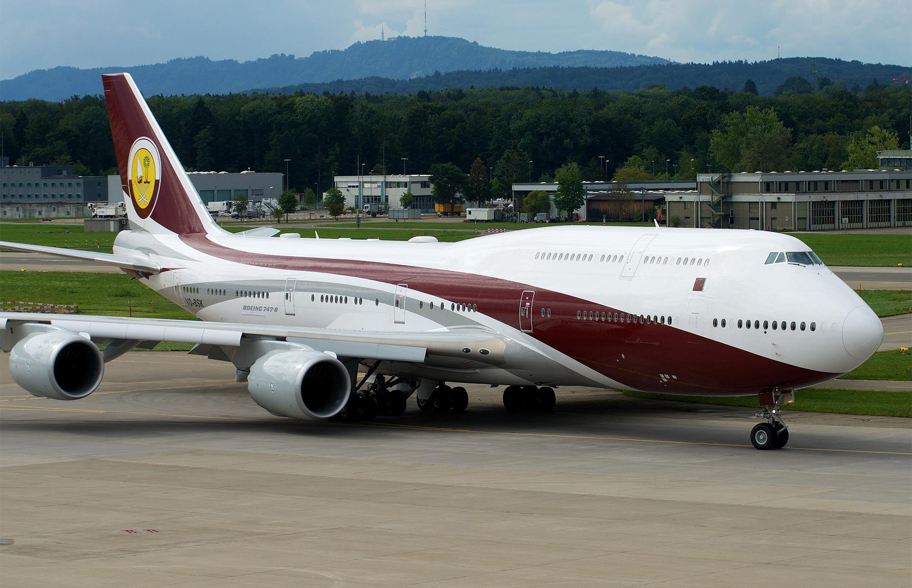 <p>Boeing's 747-8i is widely regarded as the world's largest private jet. The Qatar Amiri Flight airline, which is used by Qatar's royal family and most important government officials, currently has three of these models in its fleet.</p>  <p>These impressive planes typically cost around $360 million – and that's <em>before </em>any luxury amenities and high-end design features are added to the bill. </p>