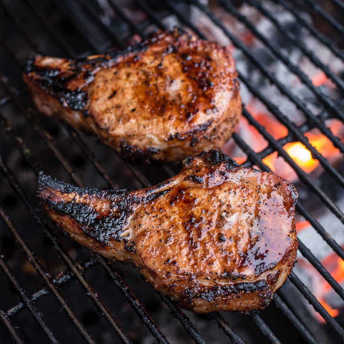 Grilled Pork Chops With Maple And Soy Marinade