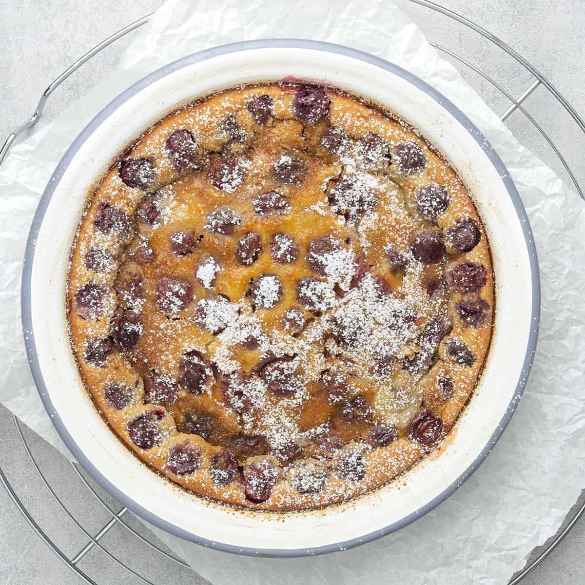 <p><a href="https://www.spatuladesserts.com/clafoutis/">Clafoutis</a>, this classic French dessert is the ultimate flan-like recipe that comes together really quickly and easily! It has a custard-like creamy texture and can be made with a great variety of fruits, eg. berries, cherry, apple, etc. This is a rustic dessert, with a homemade comfort food vibe, and probably one of the easiest recipes on the list!</p>