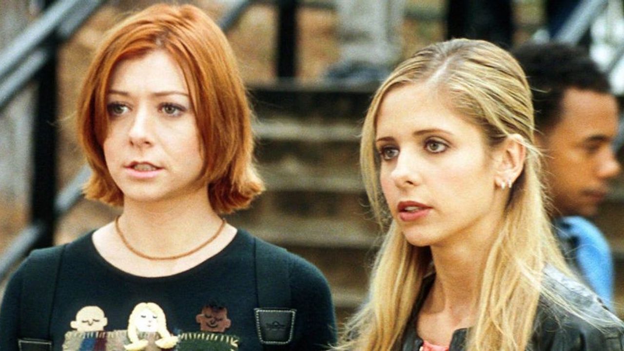 <p>                     From 1997 to 2003, Alyson Hannigan played Buffy’s best friend Willow. She assists Buffy in her vampire hunting before realizing she’s a witch with powers she must learn to control. In the early seasons, Willow has two major relationships with men, including Seth Green’s Oz and Nicholas Brendon’s Xander, but the series really broke some ground for the queer community when she finds a love story with Amber Benson’s Tara Maclay. And we cannot forget the “Dark Willow” plot line, which was Willow from an alternate universe who gives off super bi vampire energy.                    </p>