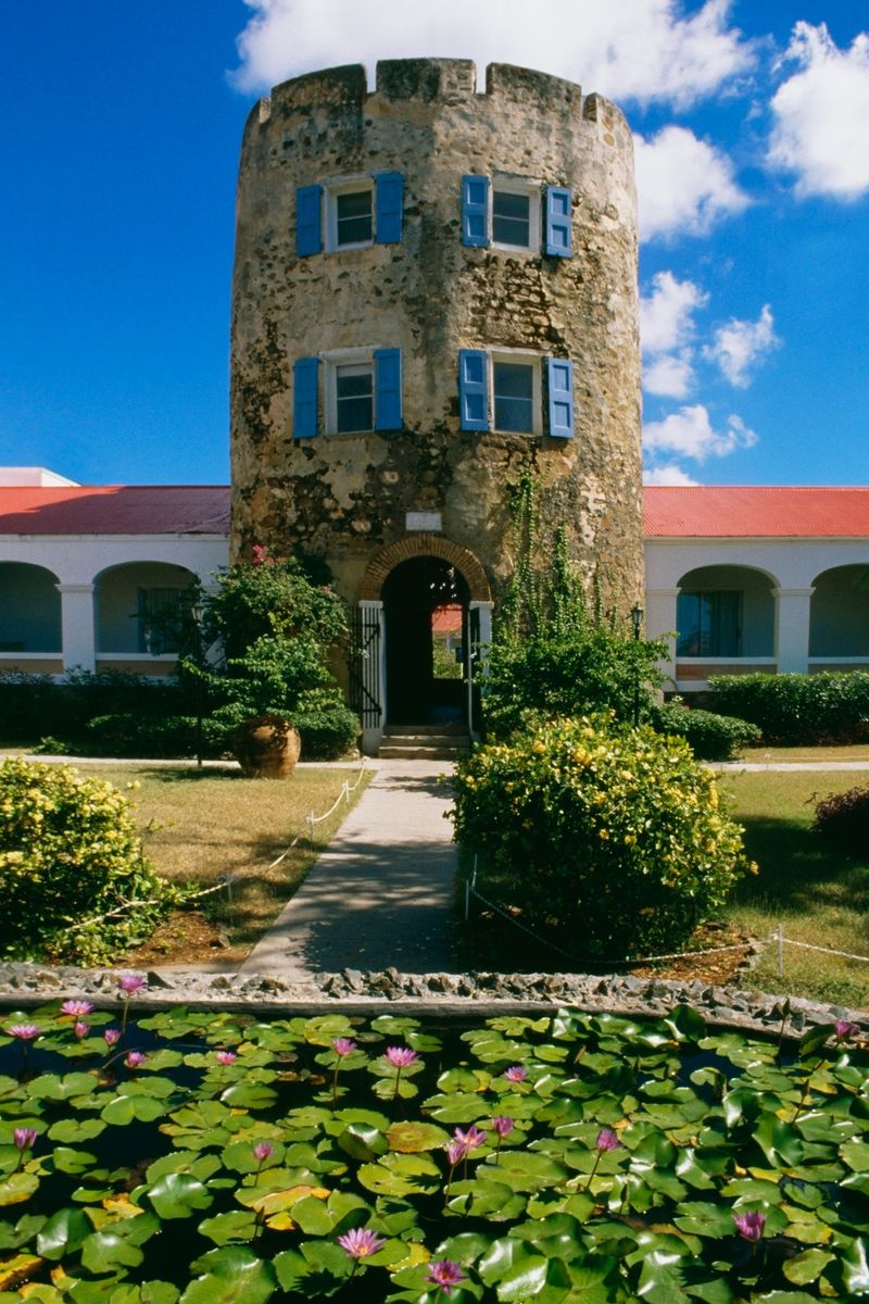 <p>Based on St. Thomas, one of the U.S. Virgin Islands, this castle has had many different lives. It was first built by the Danes in the <a href="https://www.bluebeards-castle.com/">late 1600s</a> as a stronghold to help reinforce Fort Christian. It was later purchased by the U.S. Government in 1933 and turned into a hotel to help promote tourism. Even President Franklin D. Roosevelt visited it in 1934.</p><p><a class="body-btn-link" href="https://go.redirectingat.com?id=74968X1553576&url=https%3A%2F%2Fwww.tripadvisor.com%2FHotel_Review-g147405-d23753623-Reviews-Bluebeard_s_Castle_Resort-Charlotte_Amalie_St_Thomas_U_S_Virgin_Islands.html&sref=https%3A%2F%2Fwww.housebeautiful.com%2Flifestyle%2Fg15957174%2Fbest-castles-united-states%2F">Shop Now</a></p>