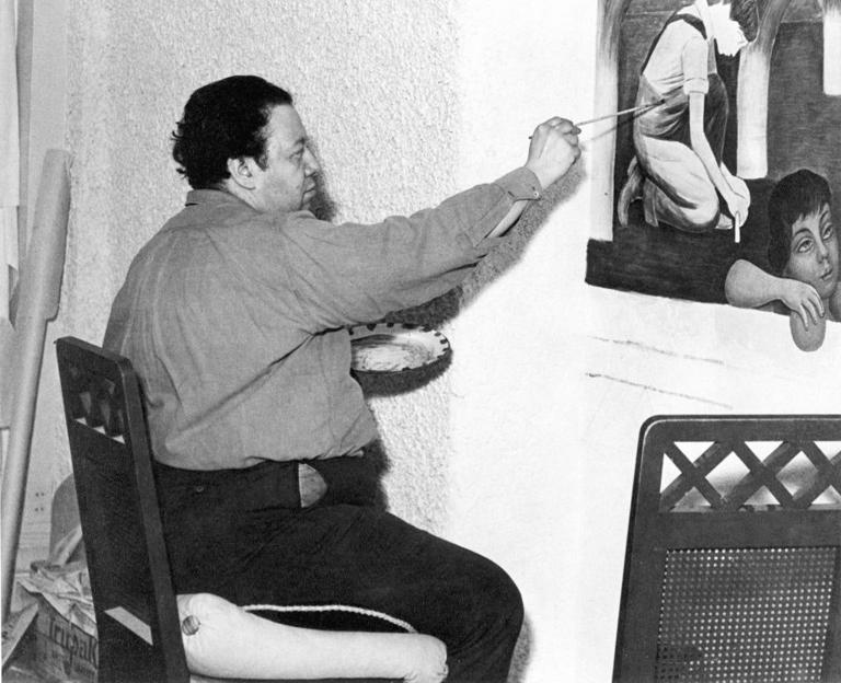 Diego Rivera fue uno de los exponentes del muralismo más sobresalientes.