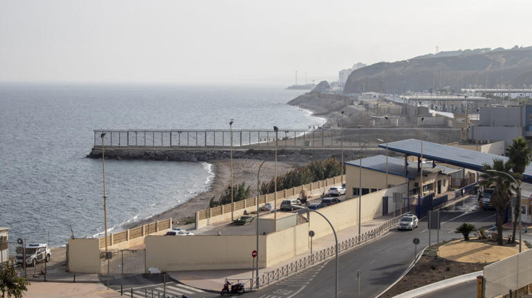 Frontera de Ceuta con Marruecos