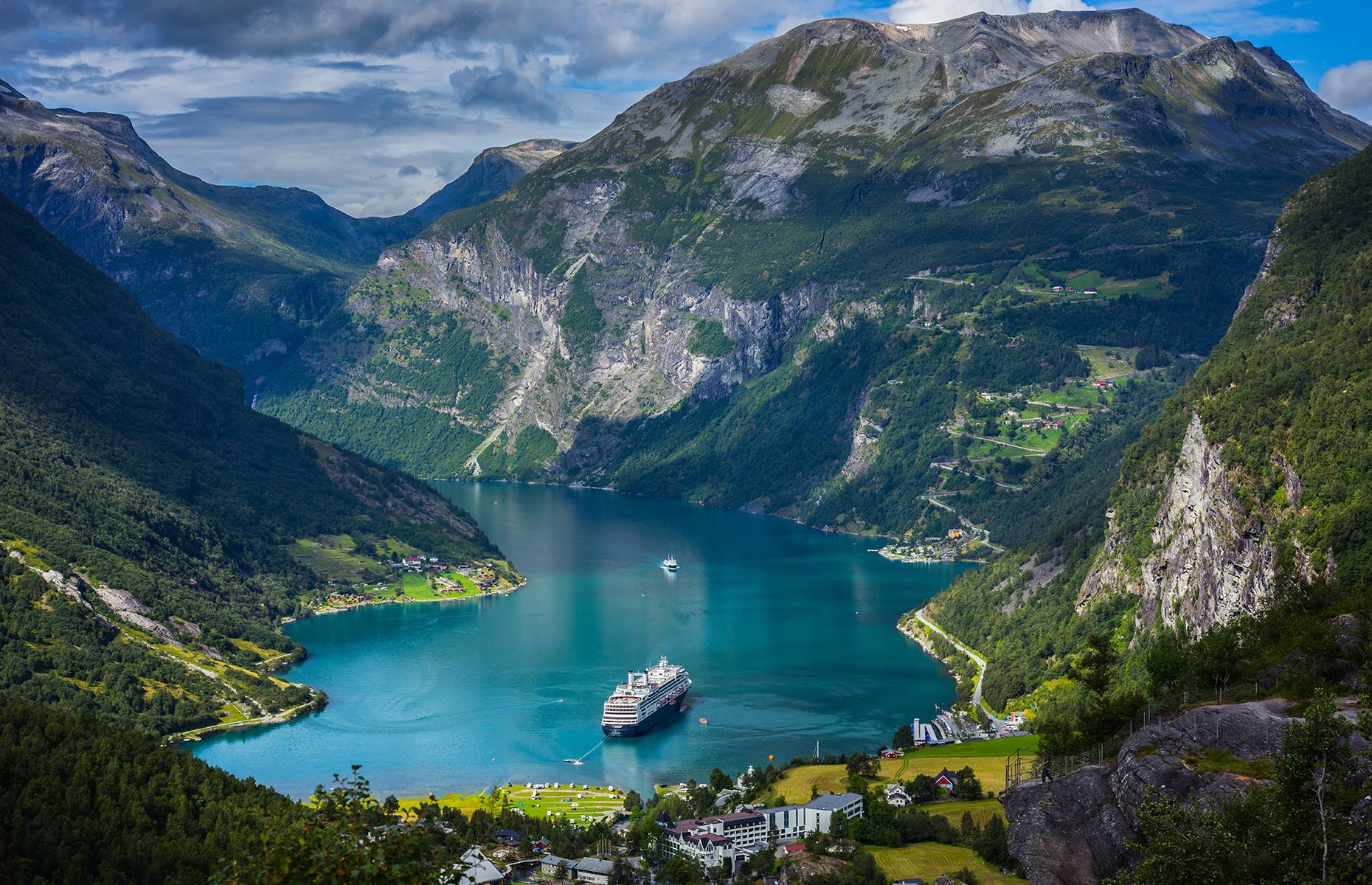 <p>Rumored to have inspired the Disney animated film <em>Frozen</em>’s kingdom of Arendelle, the staggeringly beautiful UNESCO World Heritage Site of Geirangerfjord will inspire all ages. Children over five will love the 'Ranger Basecamp' program run by the visitor center, where they can learn about the glacial landscape and build their own fjord farmhouse (plus, there's a free book with every ticket). Adrenaline-seeking teenagers can kayak or fly across the ice-blue water on a zipwire.</p>