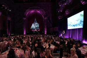 Karen Giberson speaks onstage at the 26th annual ACE Awards on Aug. 1, 2022, at Cipriani 42nd Street.