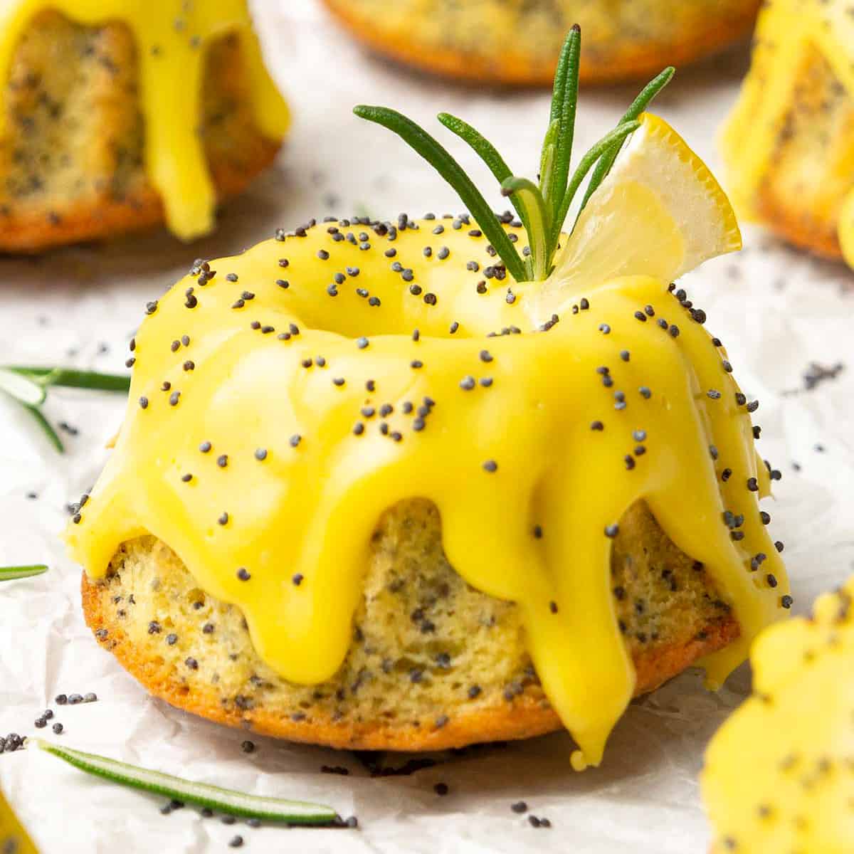 <p>These mini <a href="https://www.spatuladesserts.com/easy-mini-bundt-cake-recipe/">Lemon Poppyseed Mini Bundt Cakes</a> are the perfect treat that can be whipped up quickly and effortlessly. With the addition of lemon zest, the cakes are not only incredibly moist but also just as flavorful. Additionally, these little delights only take an hour from start to finish, making them an easy dessert option for any time the craving strikes.</p> <p><strong>Go to the recipe: <a href="https://www.spatuladesserts.com/easy-mini-bundt-cake-recipe/">Lemon Poppyseed Mini Bundt Cakes</a></strong></p>