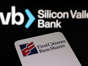 First Citizens BancShares and SVB (Silicon Valley Bank) logos are seen in this illustration taken March 19, 2023.