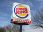 Burger King sign.
