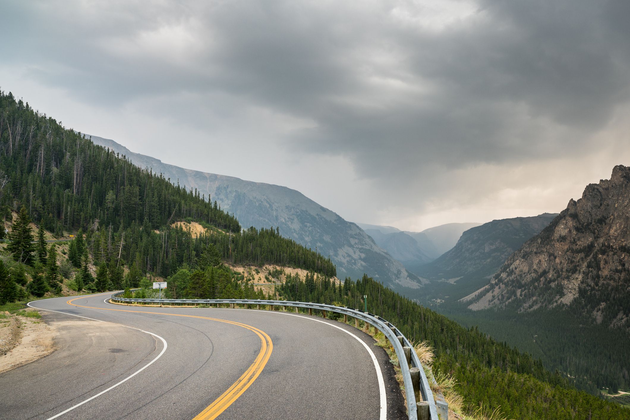 <p><b>Wyoming and Montana  </b><a href="https://www.redlodge.com/beartooth-highway.asp">This iconic 68-mile pass</a> isn't known for quaint towns or relaxing cruising. What you <i>will</i> get is a dizzying climb and descent, abundant twists and turns, and some of the nation's most dazzling mountain scenery. "You can make a pit stop or two to photograph the scenic mountain lakes or to make a few snowballs deep into summer," says Melanie Musson, an insurance expert for AutoInsurance.org and an avid motorcycle rider. "There's a possibility you may see wildlife like mountain goats, grizzly bears, or black bears. And since you'll cross through so many habitats on your climb, there will always be a zone of abundant wildflowers." The pass is typically open from the end of May through mid-October, but check weather conditions before you go, since snow is possible well into June.</p>  <p><b>Can't-miss stop: </b>At the western end of Beartooth Pass, Yellowstone National Park beckons. Close to the entrance is Lamar Valley, a prime spot to spy bison, elk, bears, and even wolves.</p><p><b>Related:</b> <a href="https://blog.cheapism.com/best-scenic-drives-16955/">23 Scenic Roads You Can Drive Only Around the Summer</a></p>