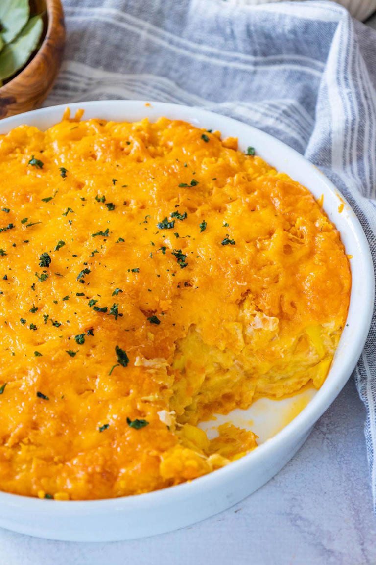 Cheesy Baked Squash Casserole