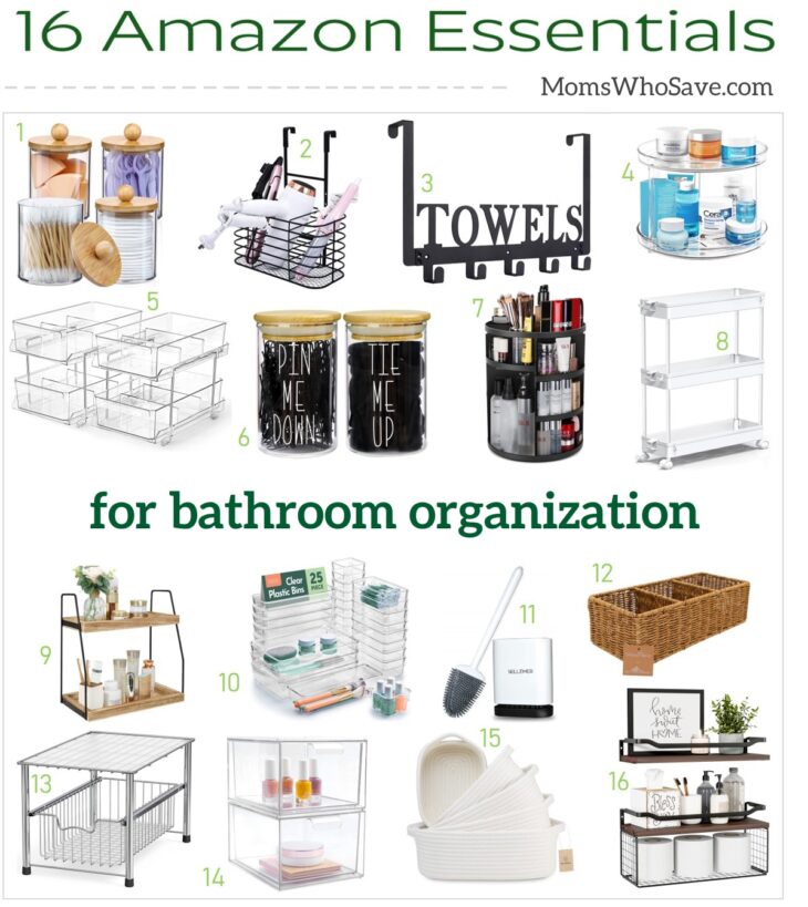 16 Favorite Amazon Bathroom Storage & Organization Ideas