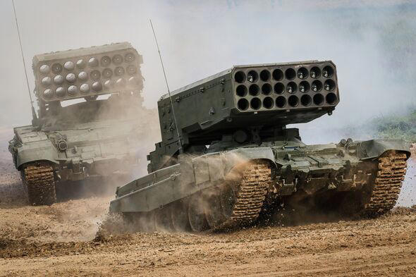 Russian Army TOS-1A 