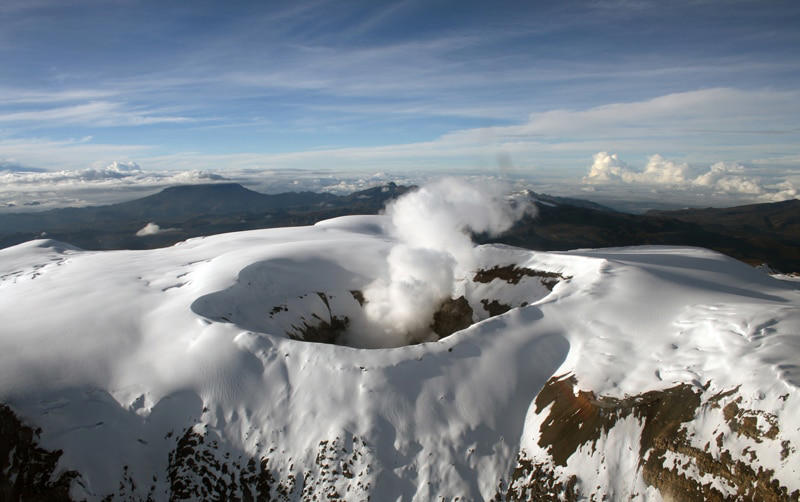 por derrumbes, 32 personas quedan incomunicadas dentro del parque nacional los nevados