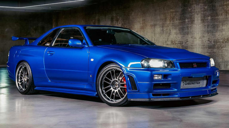 Nissan R34 Skyline Driven By Paul Walker In Fast And Furious Heads To ...