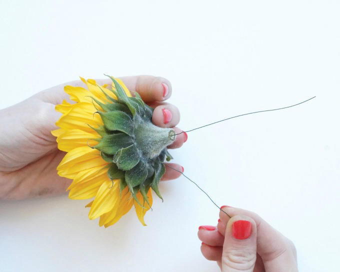 Fresh Sunflower Flower Crown Tutorial