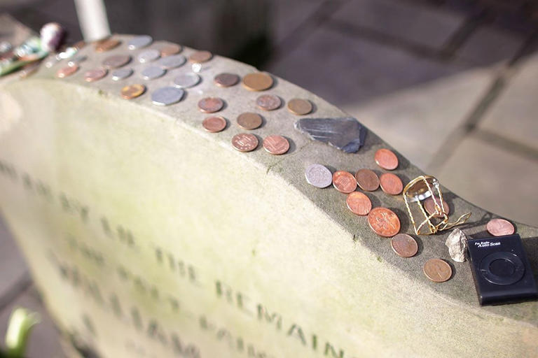 If You See a Coin on a Gravestone, This Is What It Means
