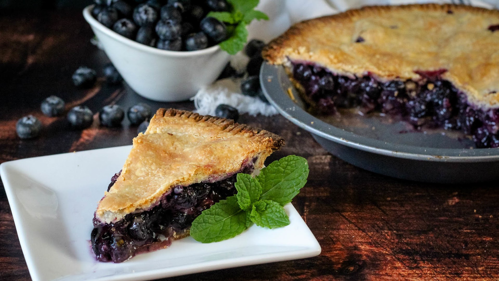 Full Of Sweet Blueberries And A Hint Of Cinnamon, This Is An Old ...