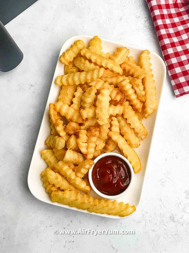 Frozen Crinkle Fries In Air Fryer