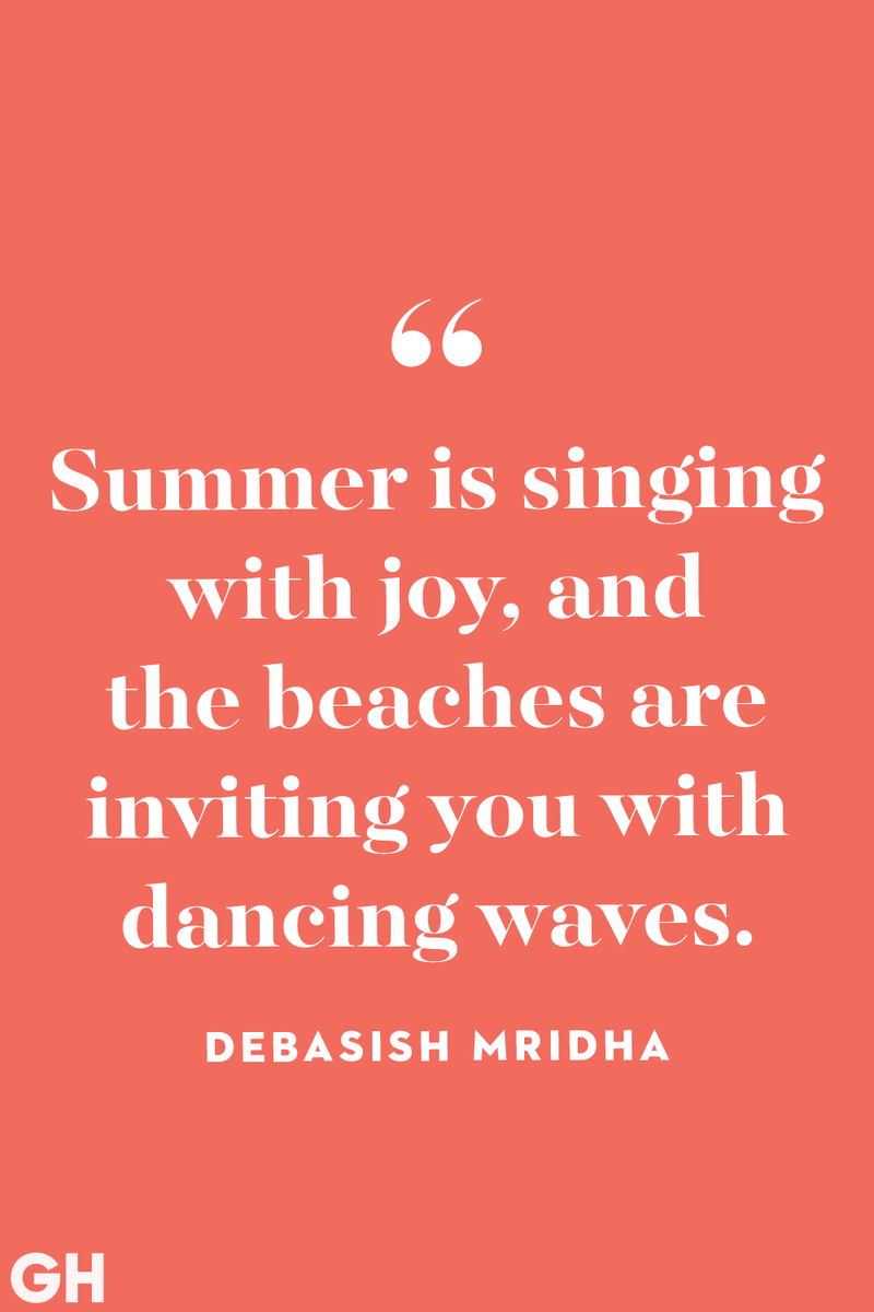 <p>Summer is singing with joy, and the beaches are inviting you with dancing waves.</p>