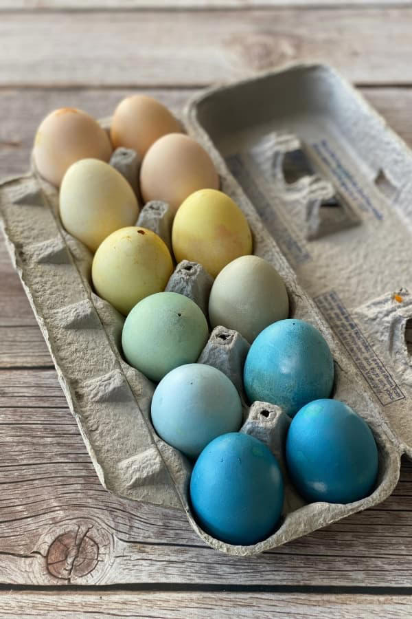 How to Create a Rainbow with Natural Easter Egg Dyes