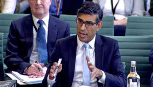 Rishi Sunk giving evidence to the Liaison Committee.
