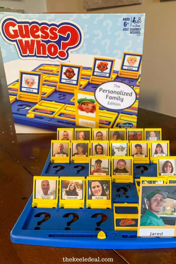Unique DIY Guess Who Game Template (using your own photos)