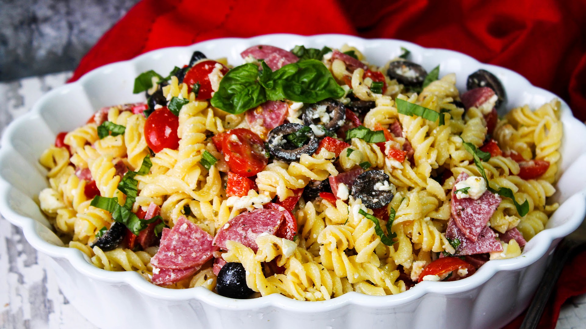 This Is A Very Good Pasta Salad Recipe For Summer Cookouts And Will Be Great If You Need A